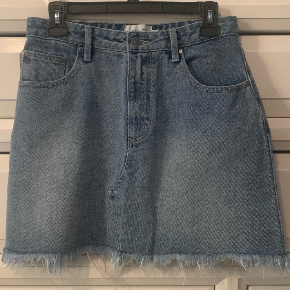 Mink Pink Denim Skirt